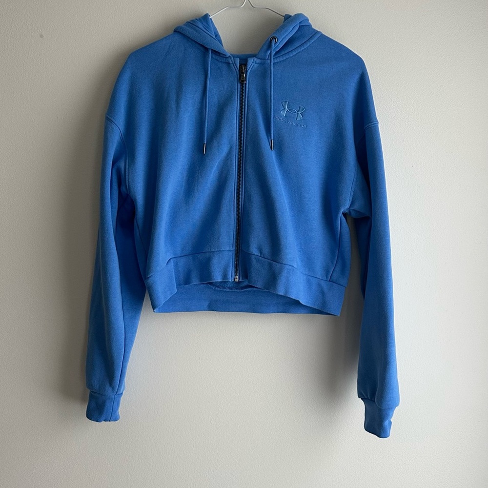 Under Armour - crop zip-up hoodie